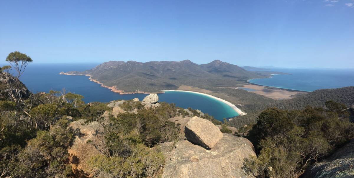 The iconic Wineglass Bay captured by Don Defenderfer.