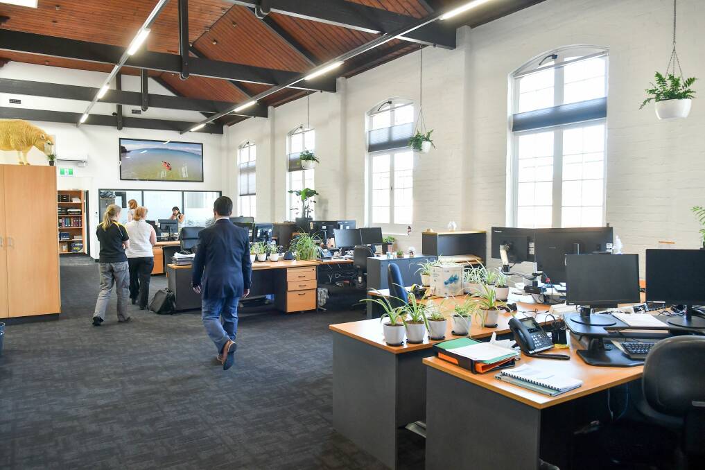Office space: HR+ have settled in nicely to their new office on Frederick Street. Picture: Scott Gelston