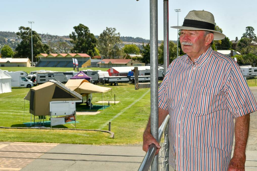 Explore: John Vinson looks on as the Outdoor Lifestyle Expo bumps into the Inversk Showgrounds . Picture: Scott Gelston