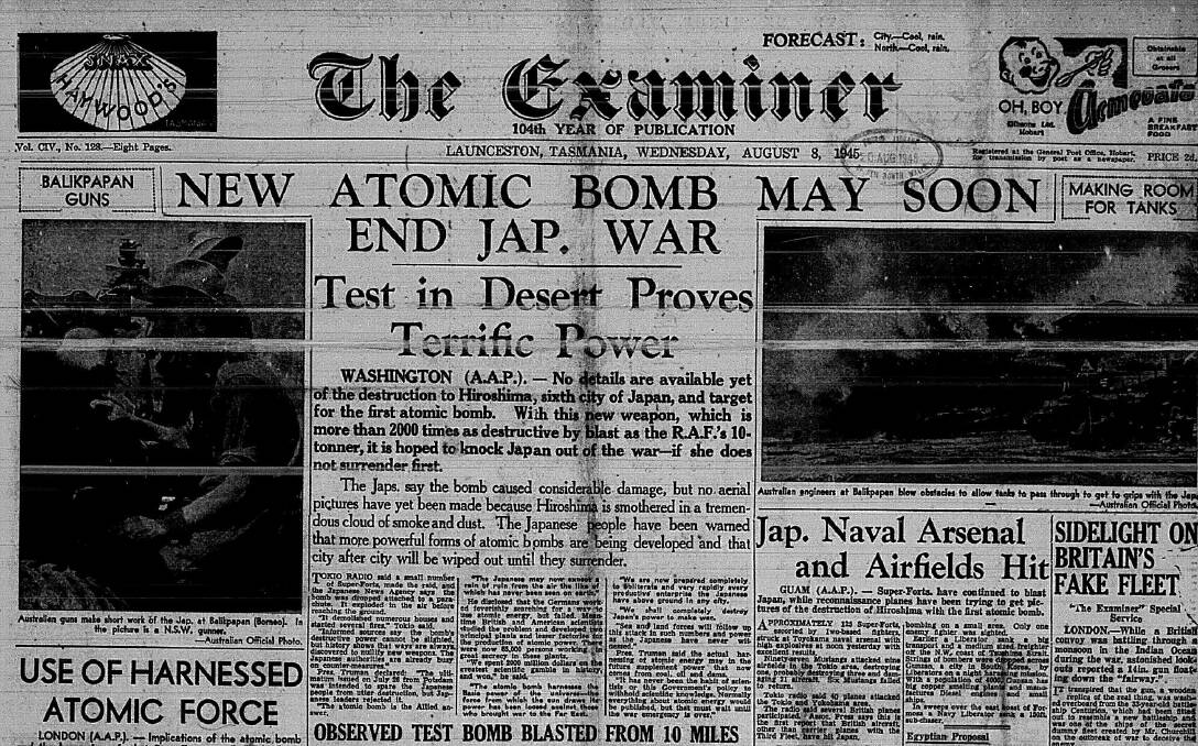 A look at The Examiner's coverage of the Second World War