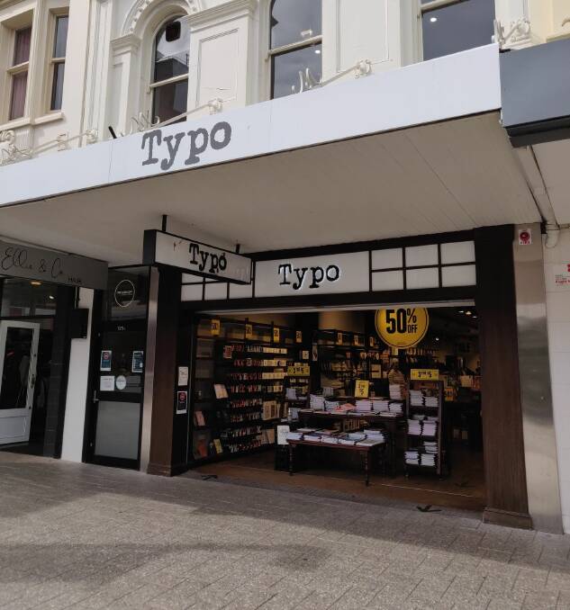 Typo Launceston in the Brisbane Street Mall.