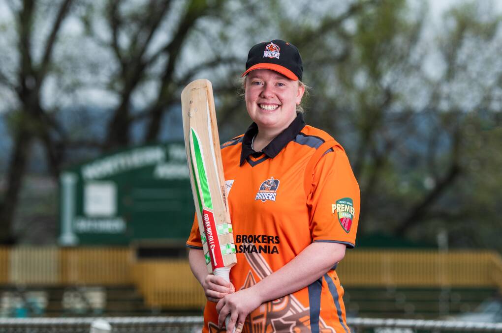New mantle: Greater Northern Raiders captain Caitlyn Webster at the NTCA grounds. Picture: Phillip Biggs