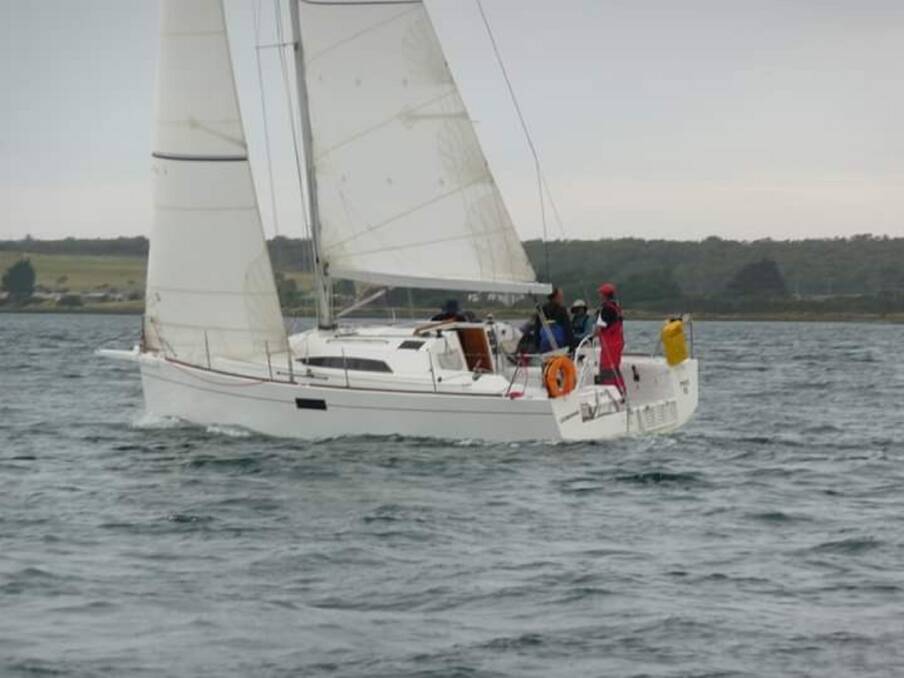 Odessey: Paul Badcock's vessel Odessa sailing on the Tamar River. Picture: supplied