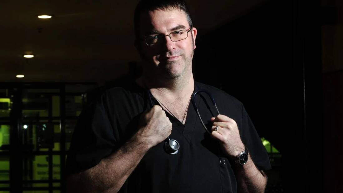 Irish emergency doctor David Caldicott has become a leading figure on pill testing in Australia. Picture: Melissa Adams