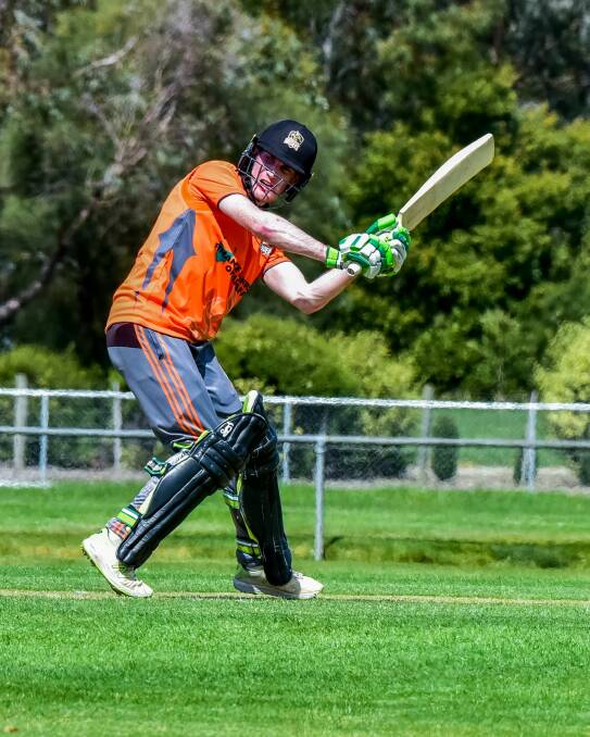 Swinging: Burnie's Brodie Hayes will have his first proper hit-out for the season this weekend. Picture: Neil Richardson