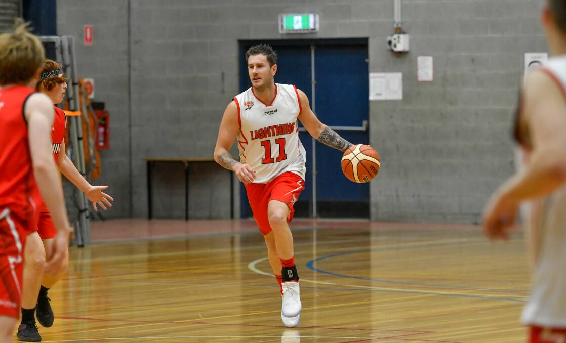 MACHINE: Devils' Jamie Mesman scored 28 points against the Rockets. Pictured playing for the Launceston Lightning in 2019. Picture: file