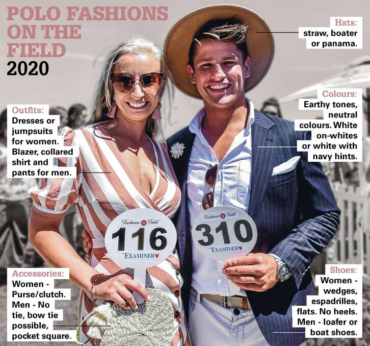 Fashion savvy: Emi Cocca and Lachlan Dornauf were the winners of Fashions on the Field in 2019. Picture: Neil Richardson