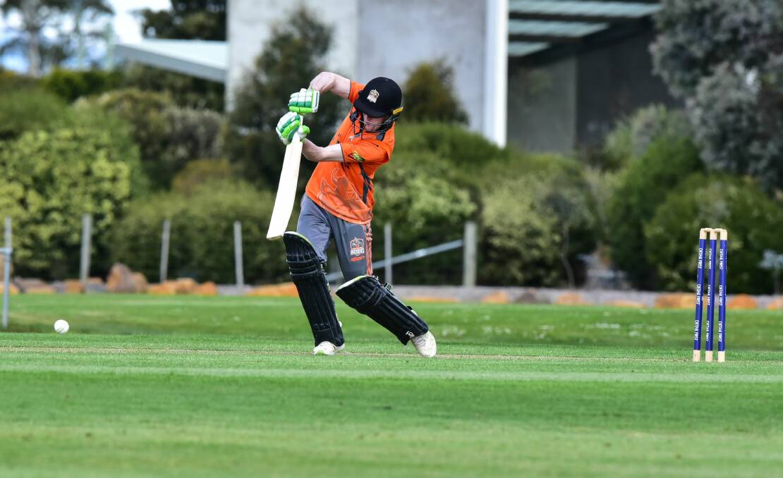 Smashing: Burnie batsman Brodie Hayes has yet to show his 2019 form this year due to weather cancellations. Picture: Neil Richardson