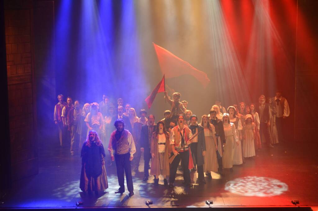 Theatrical: Encore Theatre Company's Les Miserable is up for a number of awards. Picture: Tess Brunton