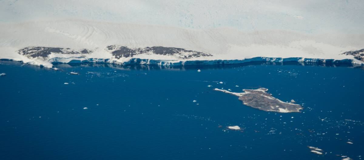 Did you know ? Antarctica is almost twice as big as Australia, but only 2% is ice-free. It holds 70% of the planet's fresh water and 90% of the planet's freshwater ice. The average ice sheet is 1.4 kilometres thick.