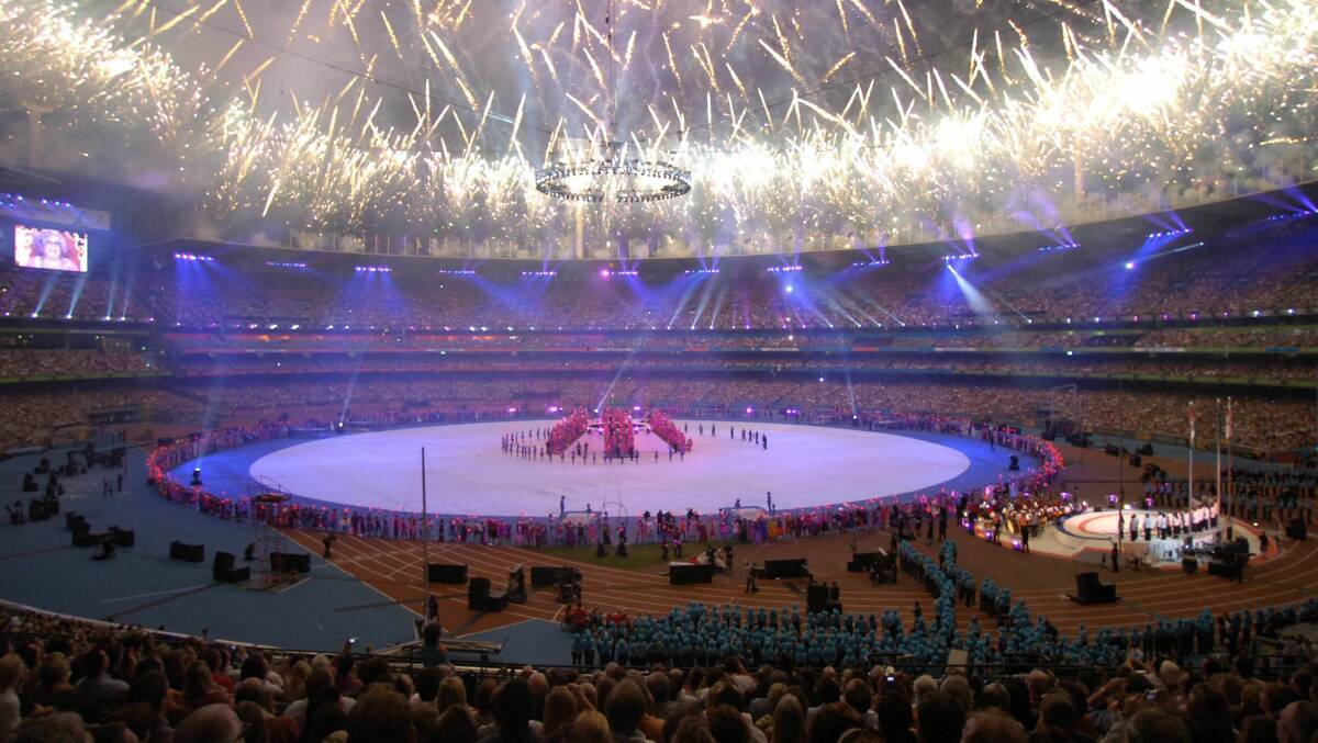 26/03/2006 THE END: The Melbourne Cricket Ground is a sea of colour for the closing ceremony of the Commonwealth Games, along with Sports editor Rob Shaw, we covered this week long spectacular. 