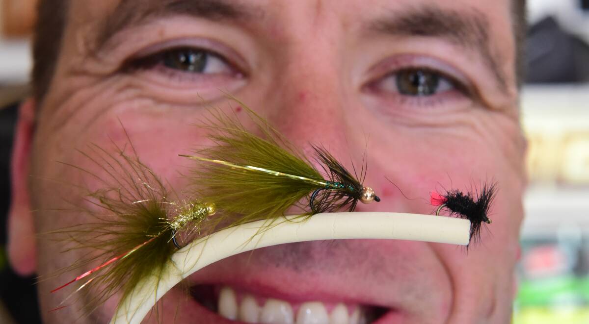 Fly Fishers Jonothan Stagg of Launceston. Picture: PAUL SCAMBLER