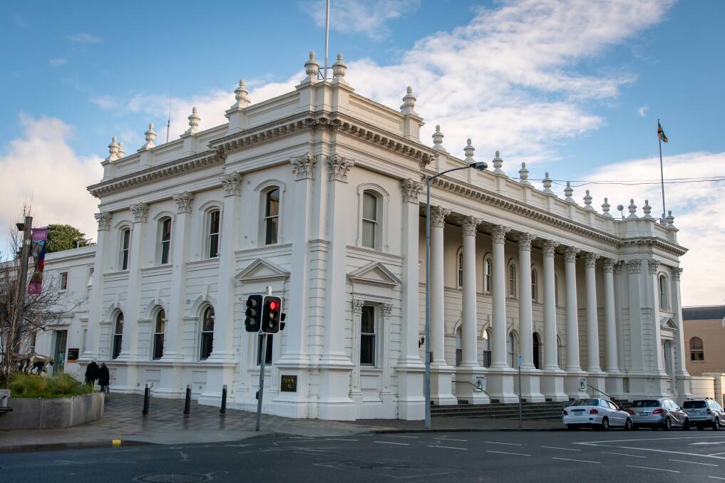 Launceston's Town Hall. It was built in 1864. 