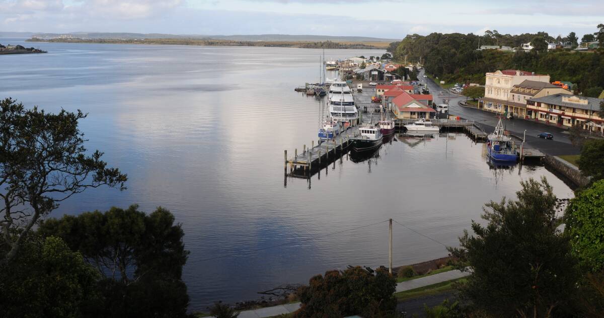 the wild west and beautiful Strahan Harbour, on Tassie's West coast.