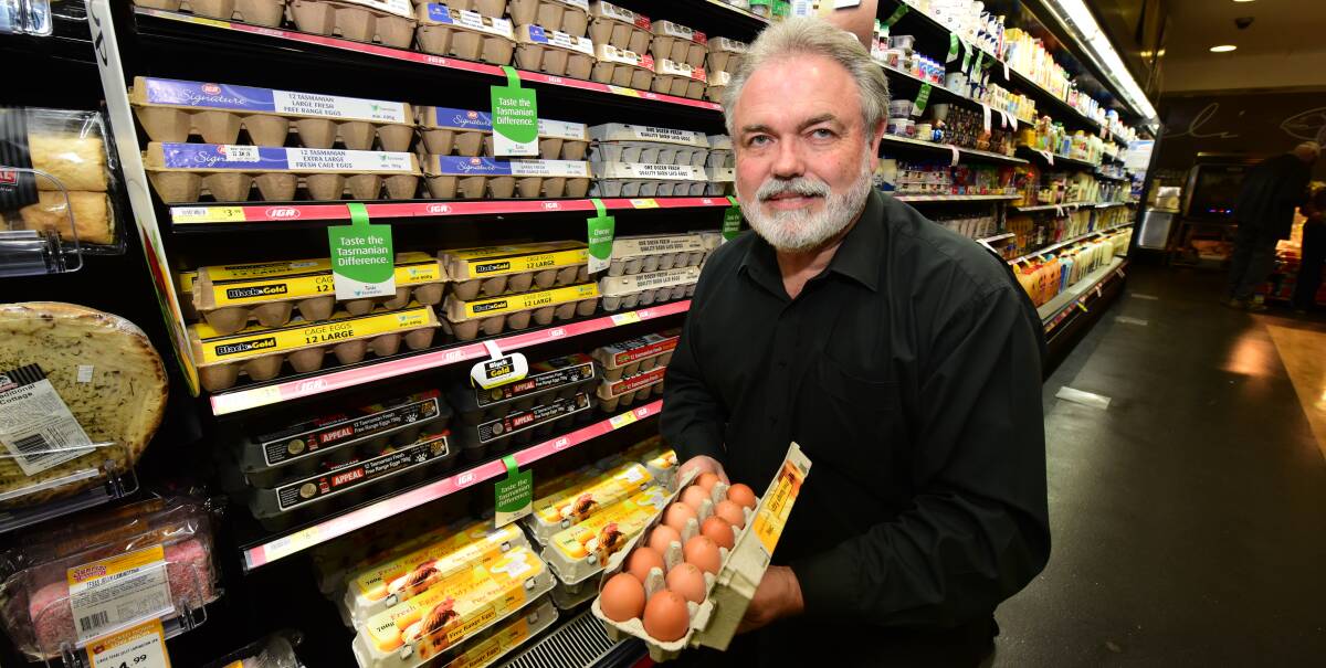 CUTTING IT SHORT: Norwood IGA owner and manager Mark Colson. Picture: Paul Scambler 