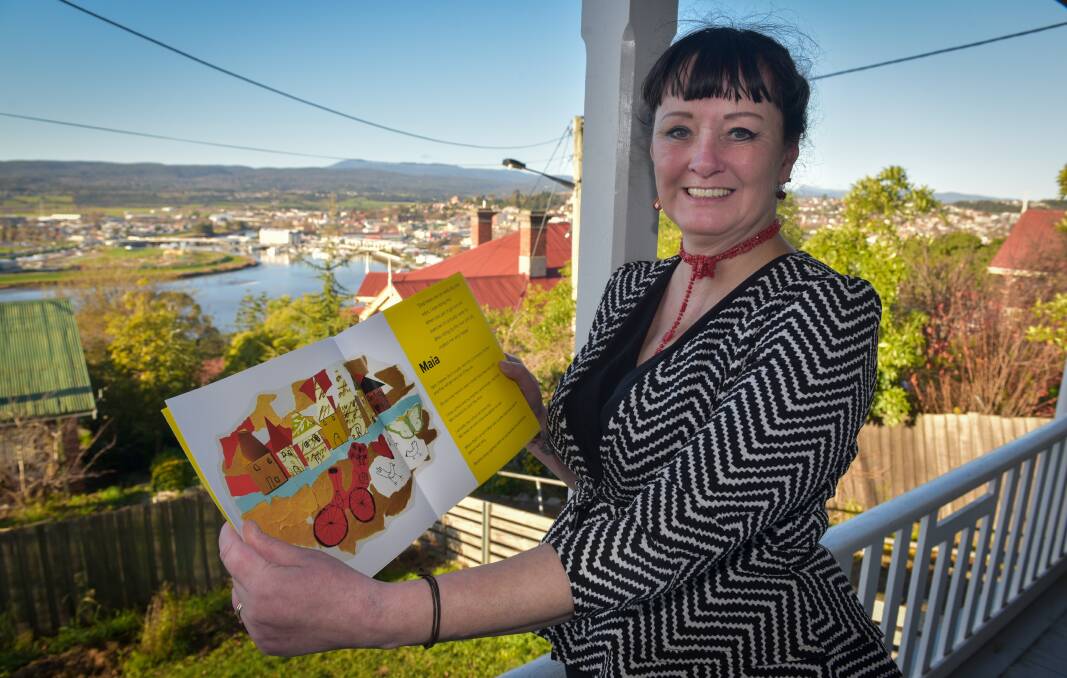 INNOVATIVE: Karen Reavie is a participating artist who worked with Launceston children on the book 'All Emotions Allowed Here', written by and for children about their feelings about the coronavirus. Picture: Paul Scambler 
