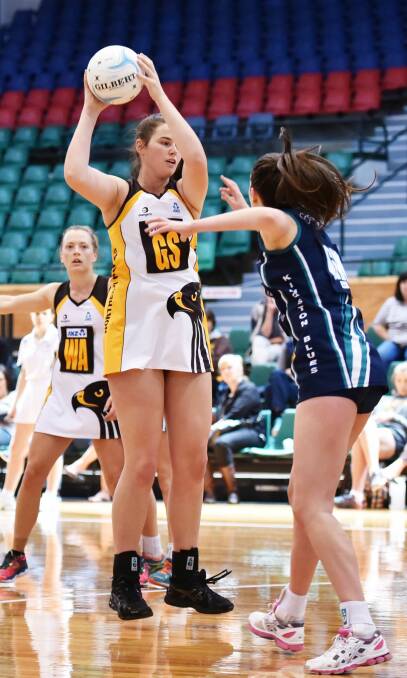 KEY TARGET: Northern Hawks goal shooter Ashlea Mawer will be a focal point in attack against Arrows.