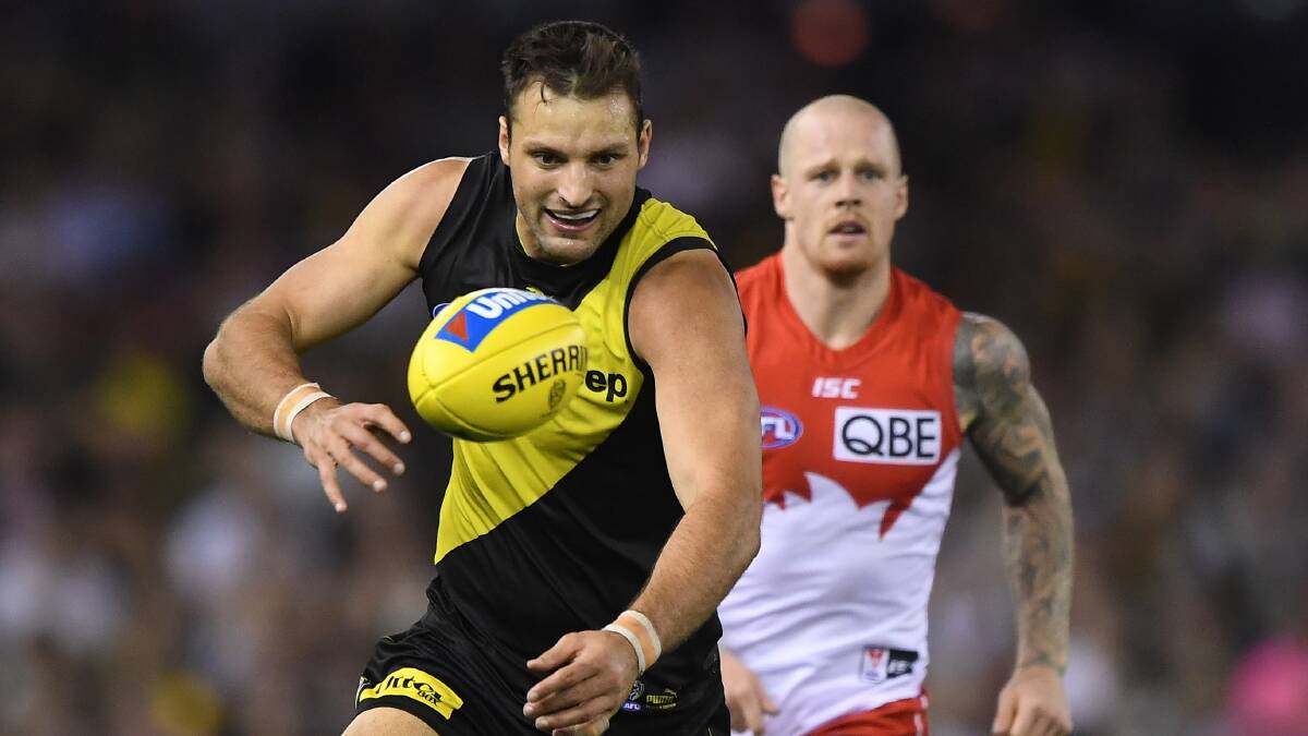 Toby Nankervis in action against Sydney. Picture: AAP Image/Julian Smith