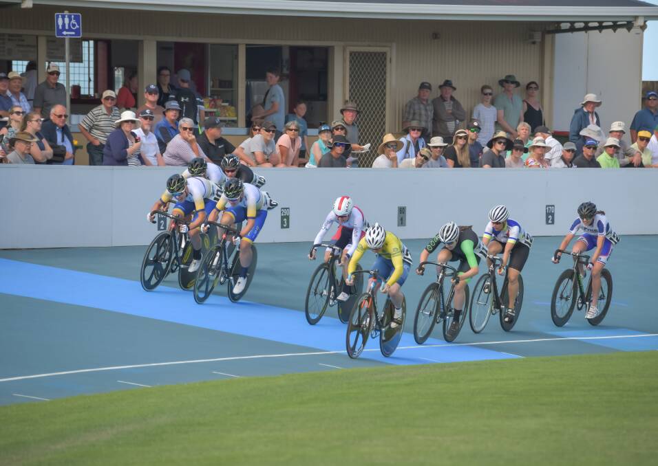WHEELY STRONG RACING: Action from the Burnie Carnival this year. The sprint series has attracted a group from Victoria. Picture: Simon Sturzaker 