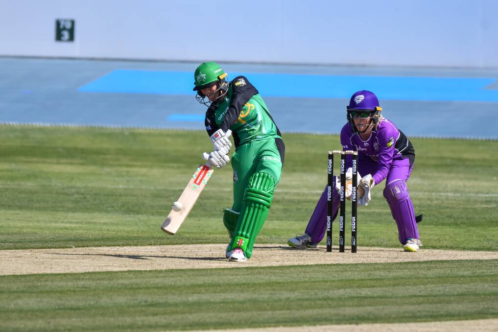 POWERFUL DAY: Erin Osborne during her player-of-the-match innings at West Park on Saturday. Picture: Simon Sturzaker 