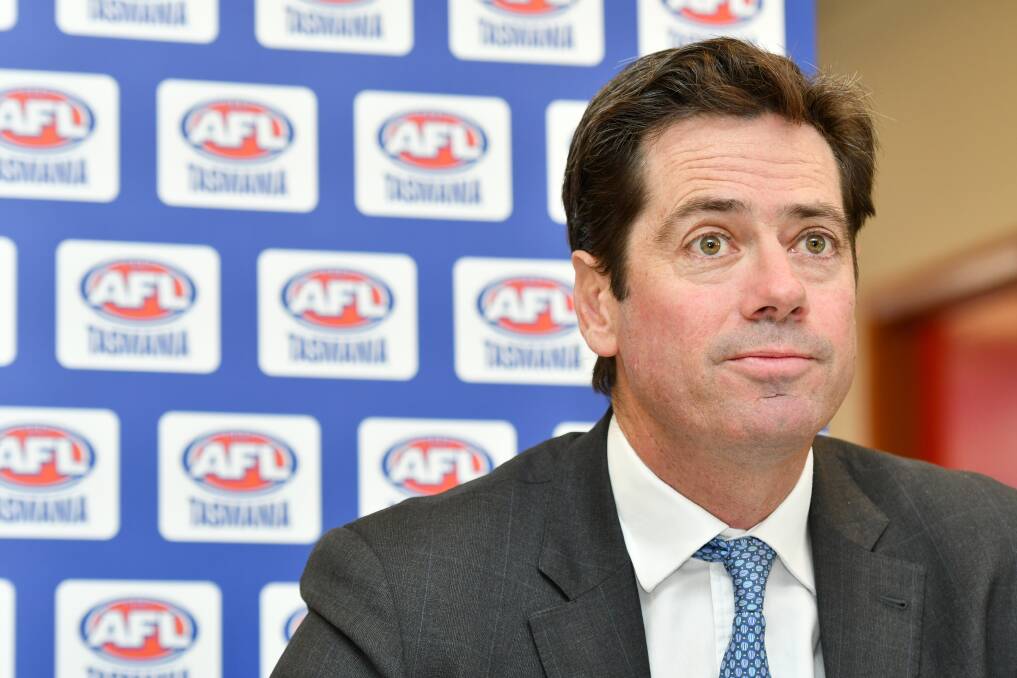 ANNOUNCEMENT IMMINENT: AFL chief executive Gillon McLachlan has provided an update on the release of the Carter report. Picture: Brodie Weeding 