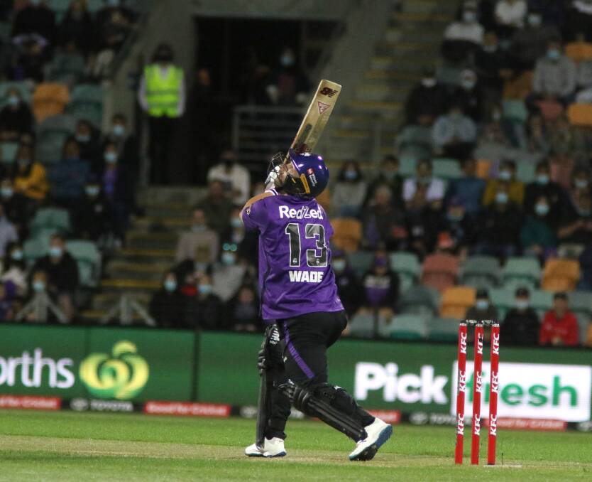 MISSING RUNS: Matthew Wade has had a recent run of low scores for the Hurricanes in BBL11. Picture: Rick Smith 