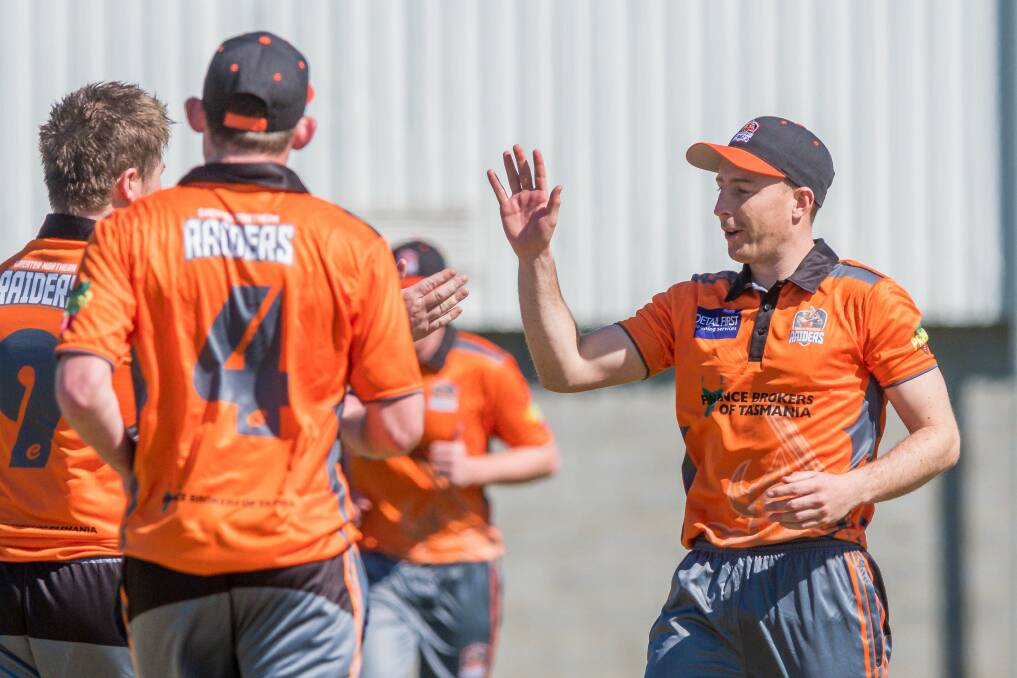 HIGH FIVE: The Greater Northern Raiders will play at Burnie's West Park this weekend. Picture: Phillip Biggs 