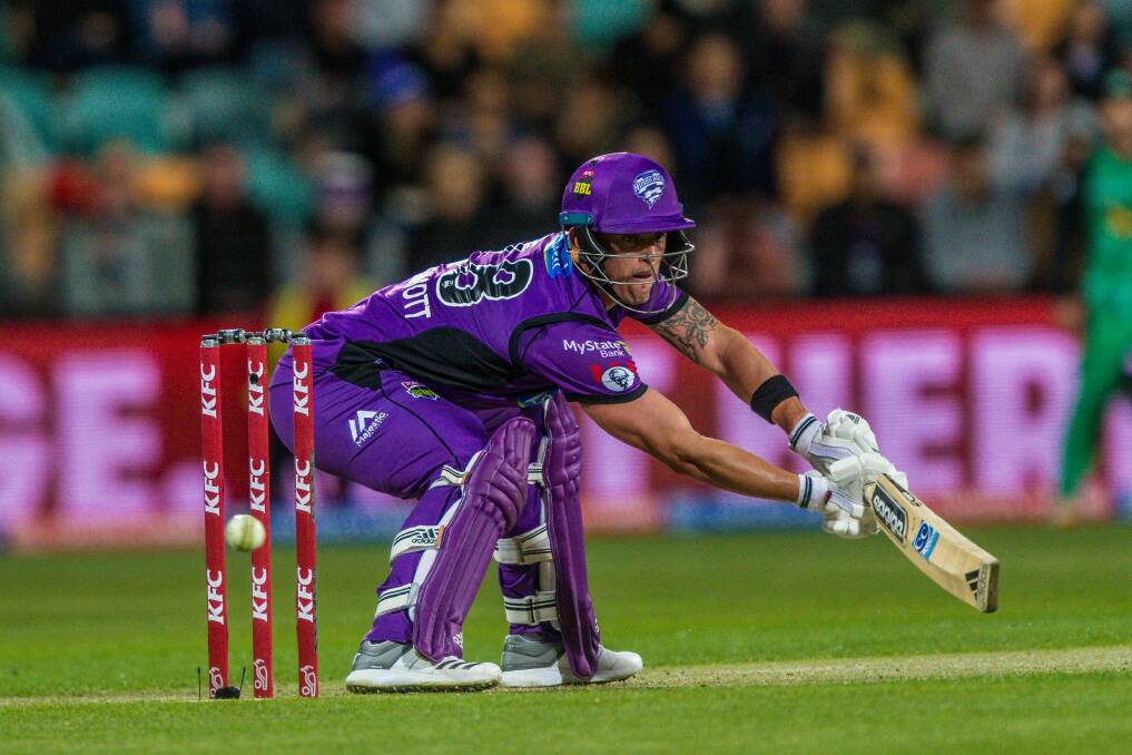 LEADER: Ben McDermott will captain Hobart in the early stages of BBL09. The Hurricanes will open their season in Alice Springs on Friday. Picture: Phillip Biggs 