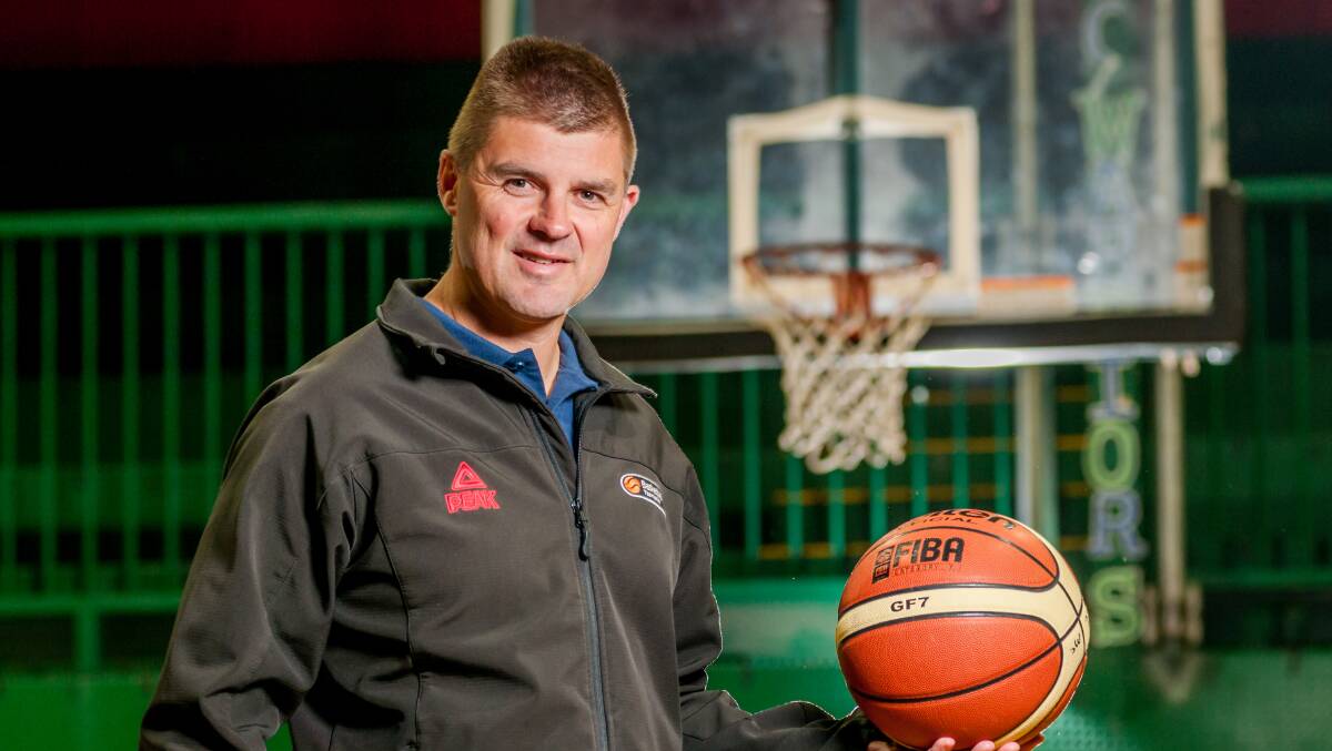 CONFIDENT: Basketball Tasmania chief executive Chris McCoy says Tasmania's NBL re-entry is still on track. Picture: Phillip Biggs