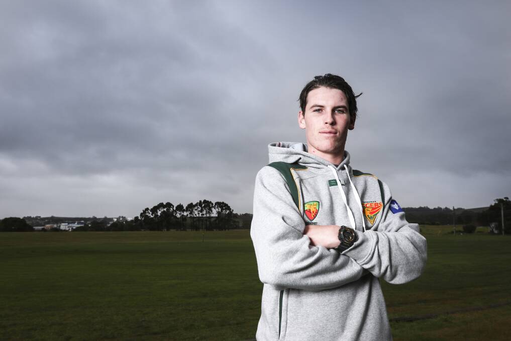 Corey Murfet has lost his rookie contract with Cricket Tasmania. Picture: Cordell Richardson. 