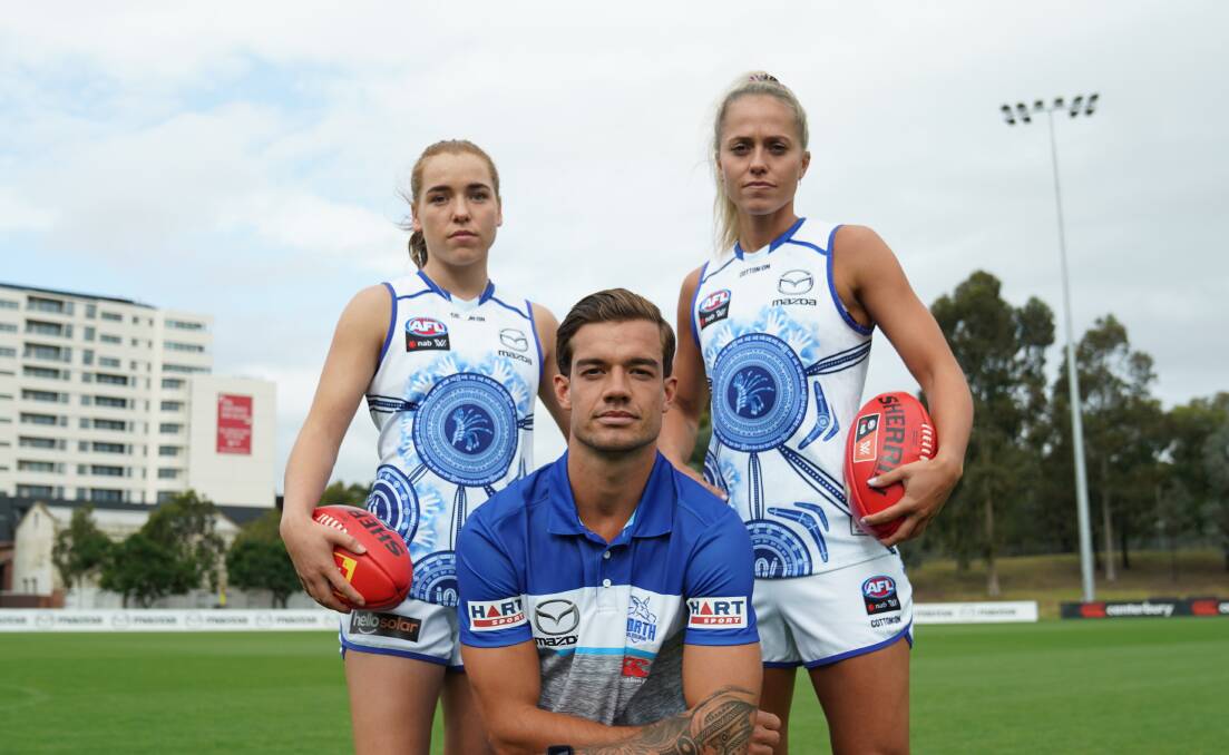 Mia King, Jy Simpkin and Kaitlyn Ashmore. Picture: North Media 