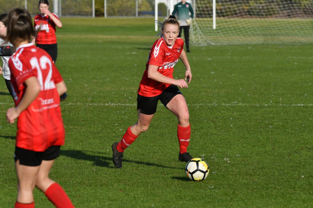 Ulverstone's Lucy Foote in action this season. Picture: Brodie Weeding