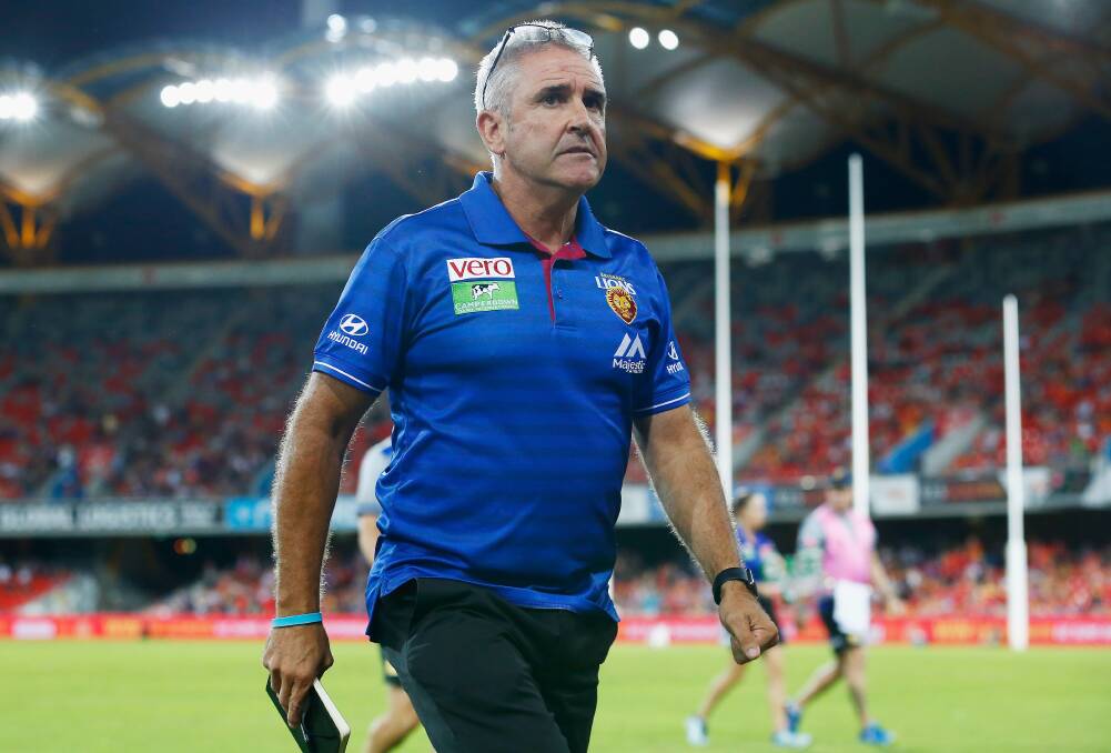 WINNING START: Chris Fagan had a good start as Brisbane coach against Gold Coast on Saturday. Picture: Getty Images