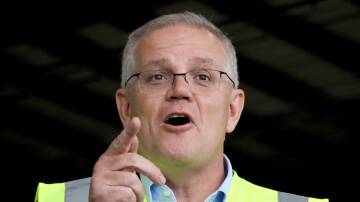 Whether he's crash-tackling under-eight soccer players or disappointing women voters, you can't deny Scott Morrison has form. Picture: James Croucher