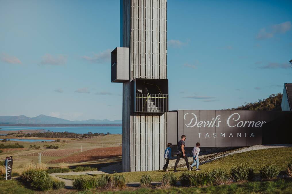 Devil's Corner Vineyard Cellar Door is located 10 minutes south of Bicheno on Sherbourne Road, Apslawn and is open 7 days. Picture: Lusy Productions