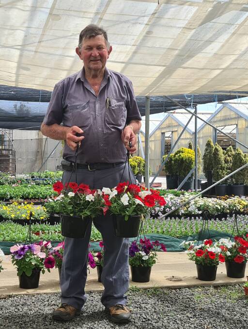 Hands-on and onsite, Bill is still heavily involved at Allan's Nursery. 