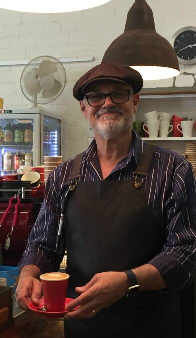 Skills: Latrobe café owner Brian Wilson has reprised his popular barista courses in 2018. Pictures: Supplied