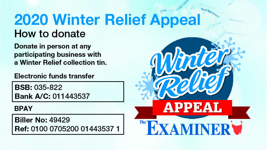 Winter relief appeal has already raised more than $24,000