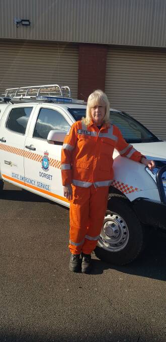 VOLUNTEERING: Kerrie Burrows says choosing to volunteer with the SES was the best decision she has made. Picture: Supplied.