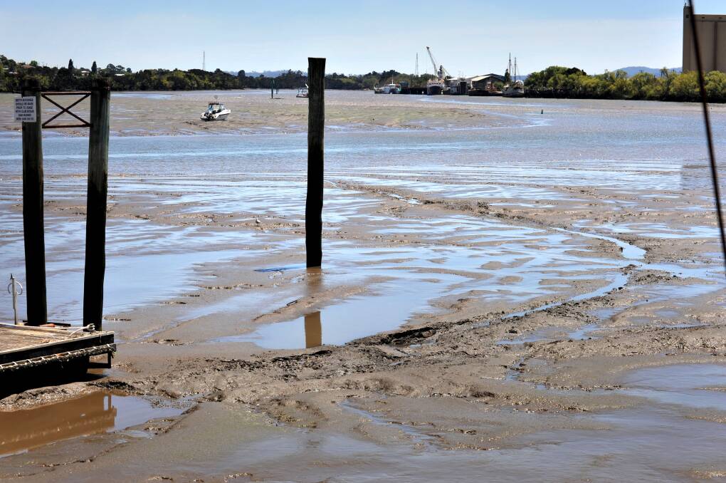 Tamar Estuary near Launceston at low tide. Picture: File