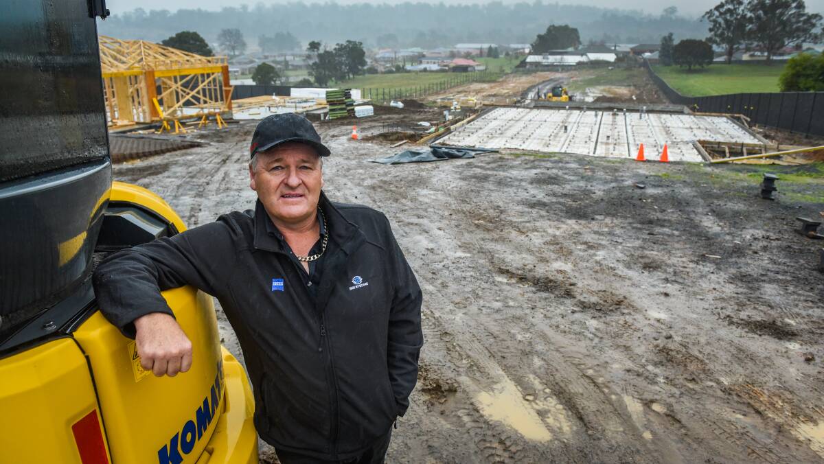 WORRIED: Darren Goodyer said he may have to stop work if the government doesn't change the eligibilty criteria of the HomeBuilder program. Picture: Paul Scambler