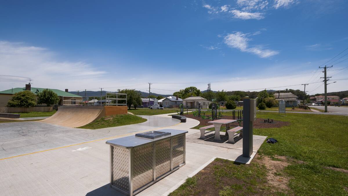 The new community space at St Marys was opened in November last year and contains a barbeque, exercise equipment.