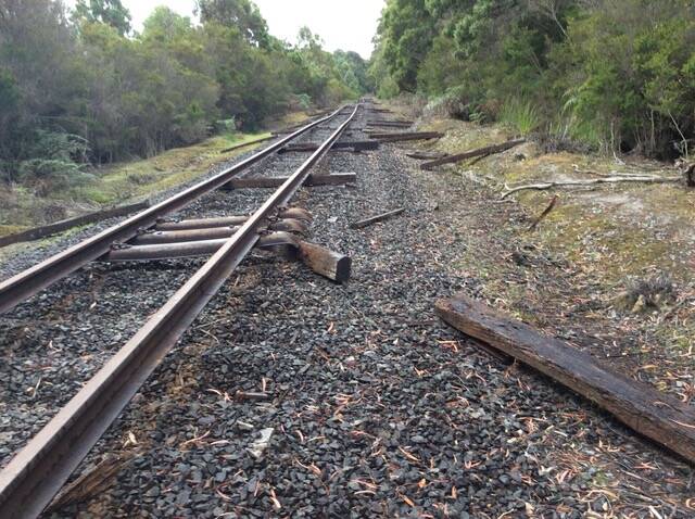 GONE: About 176 sleepers were stolen from the North-East. Picture: Supplied