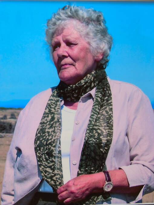 Phyllis Pitchford at Wybalenna Flinders Island. 