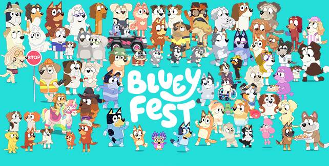 Parents might be forced out of bed early in Sunday because of the Blueyfest Countdown