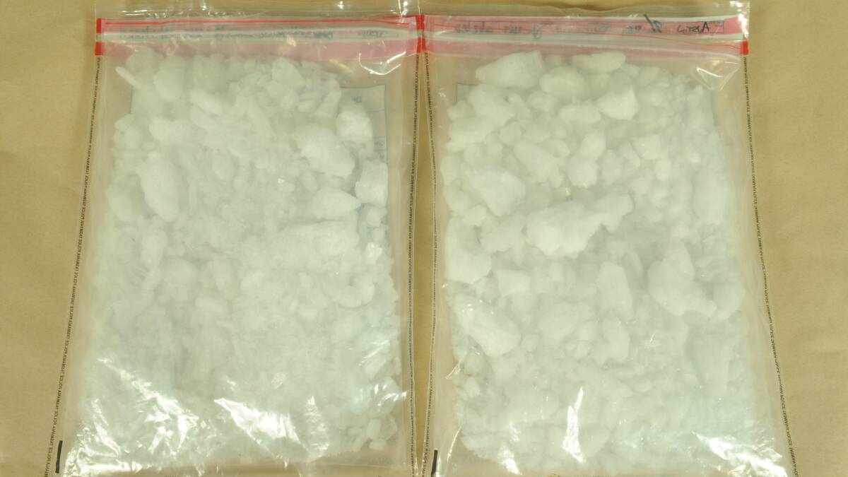 SEIZED: Ice found on the Spirit of Tasmania by police. Picture: Supplied