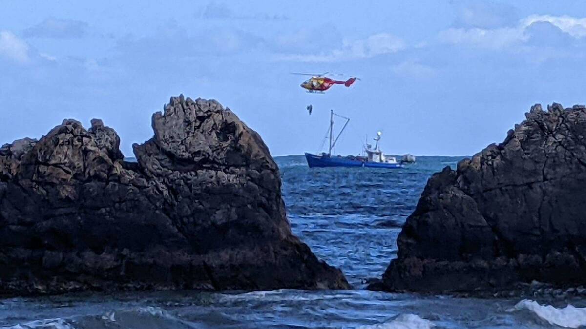 Yachtsman rescued off West Coast