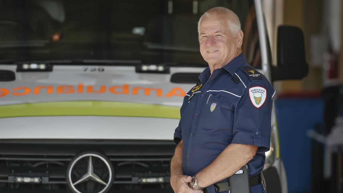 RETIREMENT: After more than 46 years as a paramedic, with 37 of those serving the George Town community, Michael Barrenger is hanging up his boots. Picture: Craig George.