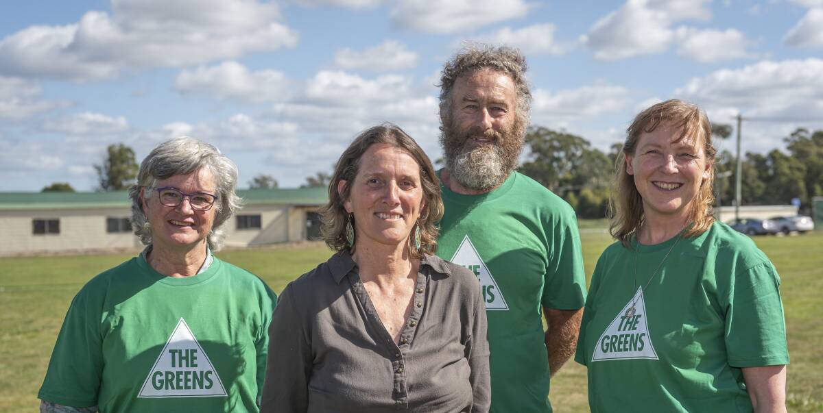 REVEALED: Greens unveiling of Lyons candidate leader Liz Johnstone and support candidate Tim Morris. Picture: Craig George