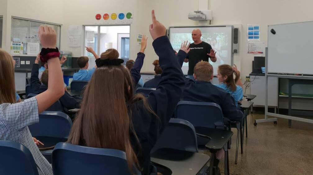 EDUCATION: During one of the student programs at Ulverstone Secondary College. Picture supplied.